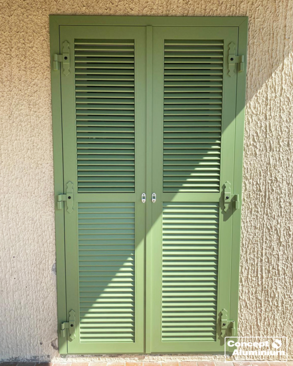Volets battants EHRET Aluminium - Concept aluminium - Nîmes
