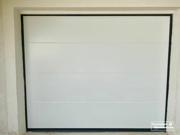 Vue de la porte fermée - Concept Aluminium 