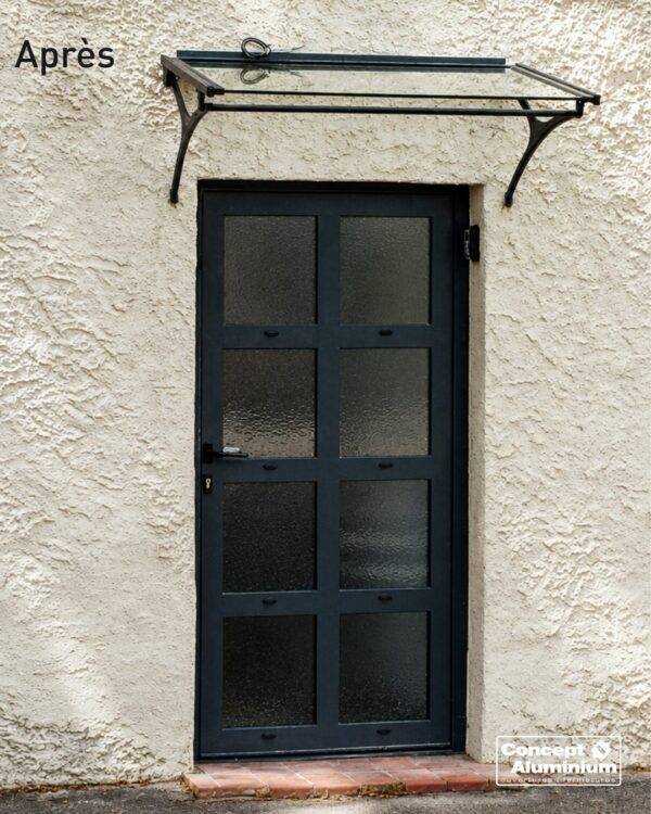 Marquise auvent aluminium